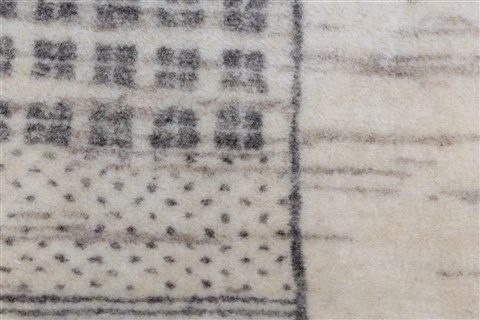 Modern Grey Runner Hand Knotted 26 X 58  Area Rug 250-26019 Image 5