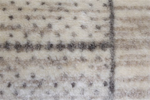 Modern Grey Runner Hand Knotted 26 X 58  Area Rug 250-26019 Image 6