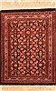 Tabriz Brown Hand Knotted 18 X 22  Area Rug 100-26020 Thumb 0