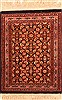 Tabriz Brown Hand Knotted 18 X 22  Area Rug 100-26020 Thumb 0