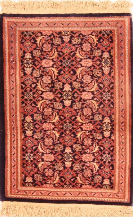 Tabriz Red Hand Knotted 18 X 24  Area Rug 253-26025 Image 0