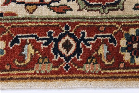 Serapi White Runner Hand Knotted 21 X 62 Area Rug 250-26026 Image 3