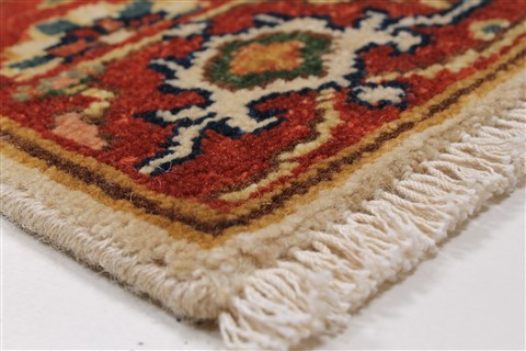 Serapi White Runner Hand Knotted 21 X 62 Area Rug 250-26026 Image 6