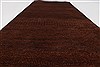 Gabbeh Brown Runner Hand Knotted 26 X 511 Area Rug 250-26029 Thumb 8