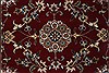 Isfahan Red Runner Hand Knotted 26 X 61 Area Rug 250-26030 Thumb 3