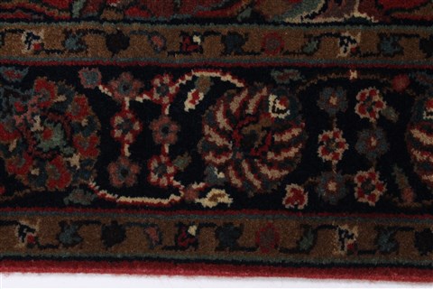 Tabriz Red Runner Hand Knotted 27 X 59 Area Rug 250-26031 Image 2