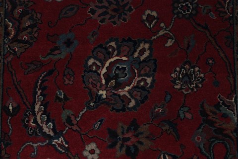 Tabriz Red Runner Hand Knotted 27 X 59 Area Rug 250-26031 Image 3