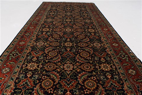 Herati Beige Runner Hand Knotted 26 X 59 Area Rug 250-26034 Image 1