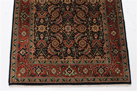 Herati Beige Runner Hand Knotted 26 X 59 Area Rug 250-26034 Image 4