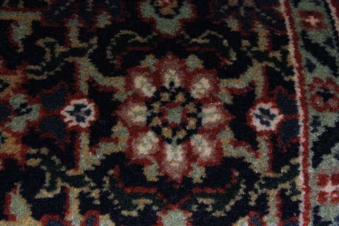 Herati Beige Runner Hand Knotted 26 X 59 Area Rug 250-26034 Image 6