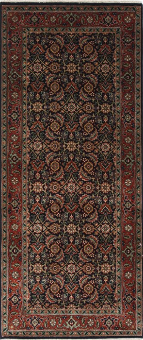 Herati Beige Runner Hand Knotted 26 X 59 Area Rug 250-26034 Image 0