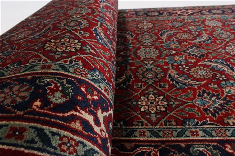 Herati Beige Runner Hand Knotted 28 X 61 Area Rug 250-26037 Image 10