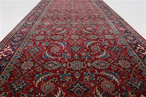 Herati Beige Runner Hand Knotted 28 X 61 Area Rug 250-26037 Image 2