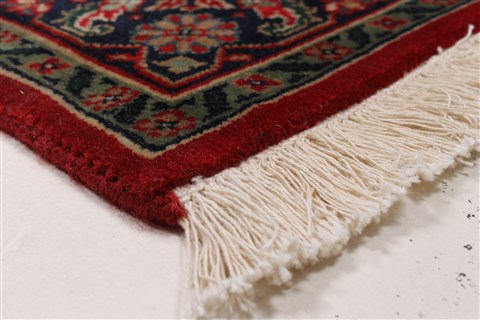 Herati Beige Runner Hand Knotted 28 X 61 Area Rug 250-26037 Image 6