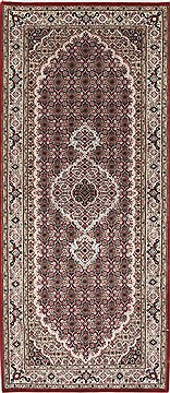 Indian Mahi Brown Rectangle 3x5 ft Wool Carpet 26041