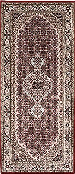 Indian Mahi Brown Rectangle 3x5 ft Wool Carpet 26041