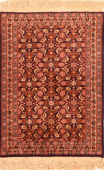 Tabriz Brown Hand Knotted 19 X 24  Area Rug 253-26044 Image 0