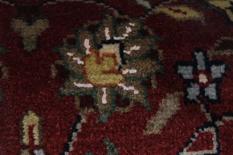 Kashmar Beige Runner Hand Knotted 28 X 61 Area Rug 250-26050 Image 7