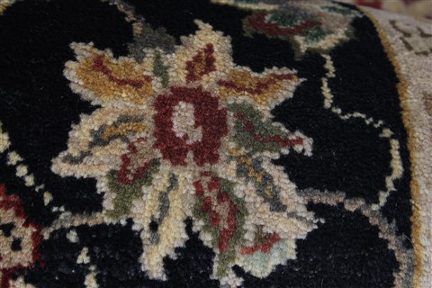 Kashan Beige Runner Hand Knotted 21 X 61 Area Rug 250-26052 Image 10