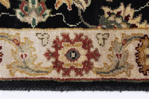 Kashan Beige Runner Hand Knotted 21 X 61 Area Rug 250-26052 Image 3