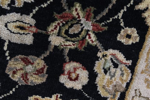 Kashan Beige Runner Hand Knotted 21 X 61 Area Rug 250-26052 Image 7