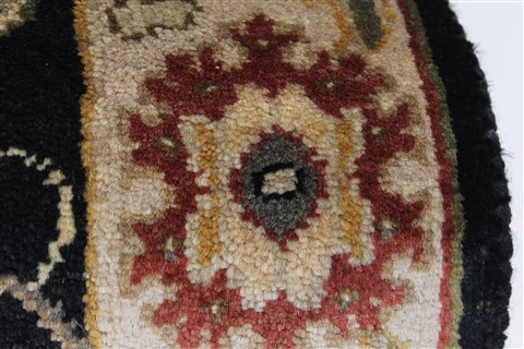 Kashan Beige Runner Hand Knotted 21 X 61 Area Rug 250-26052 Image 9