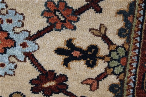 Serapi Beige Runner Hand Knotted 26 X 510 Area Rug 250-26056 Image 6