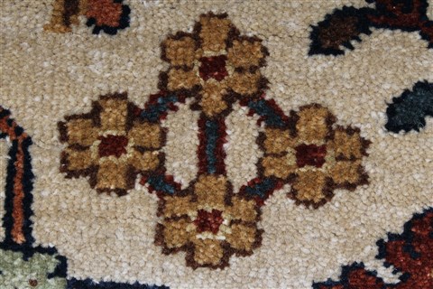 Serapi Beige Runner Hand Knotted 26 X 510 Area Rug 250-26056 Image 8