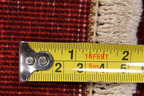 Modern Red Runner Hand Knotted 26 X 510  Area Rug 250-26059 Image 10