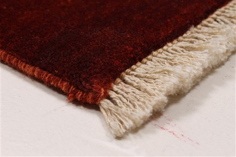 Modern Red Runner Hand Knotted 26 X 510  Area Rug 250-26059 Image 5