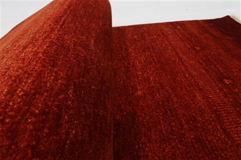 Modern Red Runner Hand Knotted 26 X 510  Area Rug 250-26059 Image 9