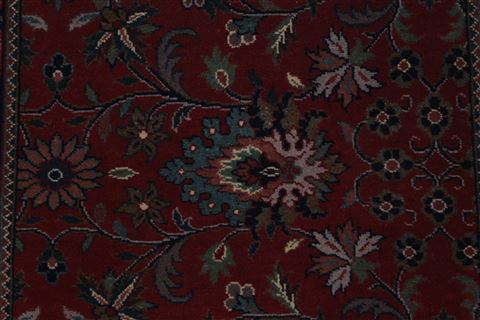 Kashmar Beige Runner Hand Knotted 27 X 61 Area Rug 250-26062 Image 3