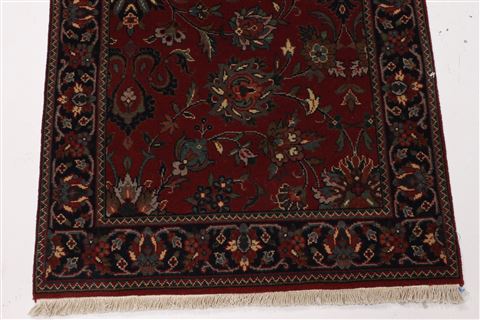 Kashmar Beige Runner Hand Knotted 27 X 61 Area Rug 250-26062 Image 4