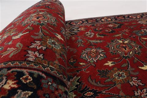 Kashmar Beige Runner Hand Knotted 27 X 61 Area Rug 250-26062 Image 7