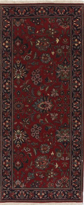 Kashmar Beige Runner Hand Knotted 27 X 61 Area Rug 250-26062 Image 0