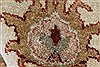 Chobi Beige Hand Knotted 90 X 119 Area Rug 250-26070 Thumb 9