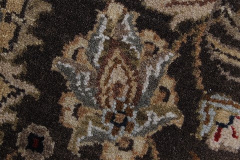 Kashan Beige Hand Knotted 90 X 120 Area Rug 250-26071 Image 7