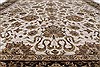 Kashan Beige Hand Knotted 90 X 120 Area Rug 250-26071 Thumb 11