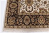 Kashan Beige Hand Knotted 90 X 120 Area Rug 250-26071 Thumb 3