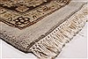 Kashan Beige Hand Knotted 90 X 120 Area Rug 250-26071 Thumb 4