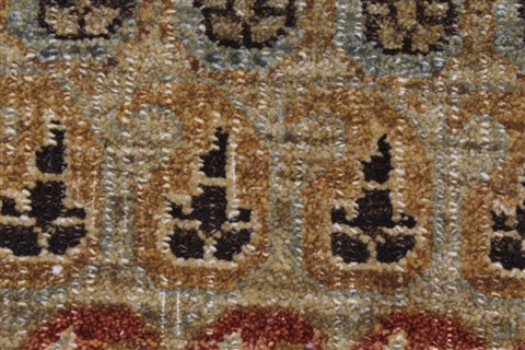 Modern Beige Hand Knotted 90 X 1110 Area Rug 250-26072 Image 5