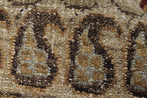 Modern Beige Hand Knotted 90 X 1110 Area Rug 250-26072 Image 7