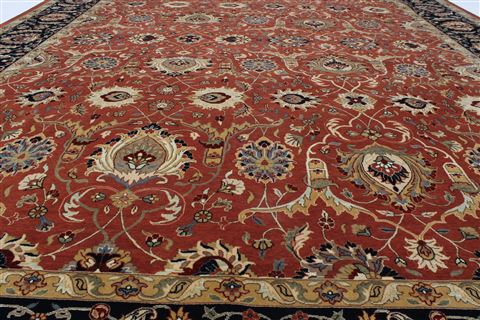 Pishavar Beige Hand Knotted 91 X 122 Area Rug 250-26074 Image 3