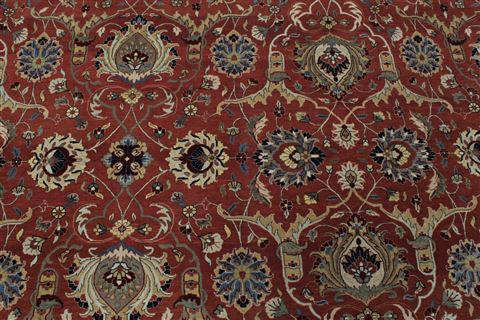 Pishavar Beige Hand Knotted 91 X 122 Area Rug 250-26074 Image 5