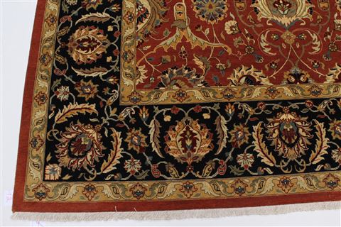 Pishavar Beige Hand Knotted 91 X 122 Area Rug 250-26074 Image 6