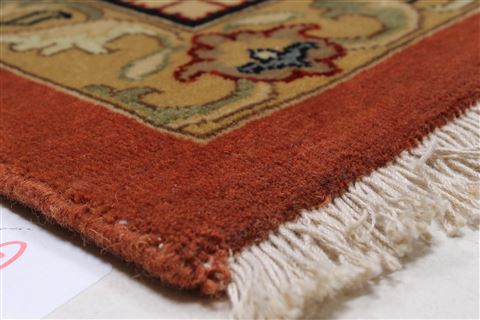 Pishavar Beige Hand Knotted 91 X 122 Area Rug 250-26074 Image 7