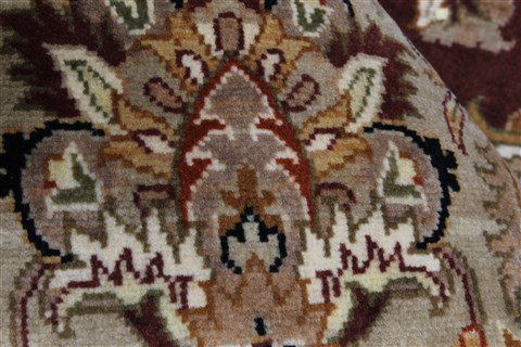 Tabriz Beige Hand Knotted 90 X 1110 Area Rug 250-26075 Image 10