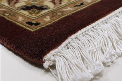 Tabriz Beige Hand Knotted 90 X 1110 Area Rug 250-26075 Image 6
