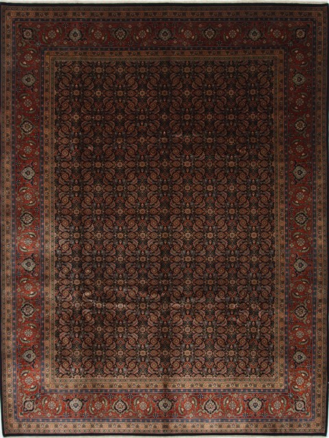 Herati Beige Hand Knotted 90 X 1110 Area Rug 250-26078 Image 0