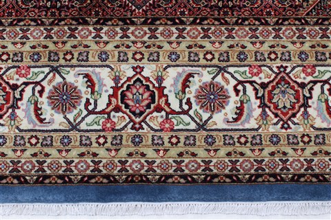Mahi Blue Hand Knotted 85 X 117 Area Rug 250-26080 Image 3